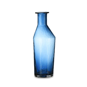 Glass vase in indigo